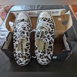 Brand new Converse CTA Shoreline Slip - cheetah print